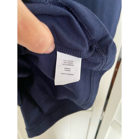 The Children's‎ Place Boys Tank Top Size XL 14 Navy Blue Shark Surf Killer Waves - Picture 6 of 6